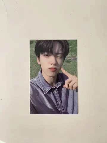 ACT: TOMORROW 서울 콘서트 MOAZONE 수빈 트레이딩 카드