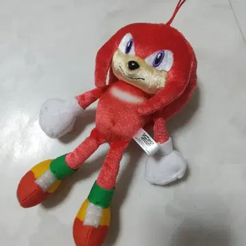 소닉 더 무비 소닉vs너클즈 봉제 인형 너클즈