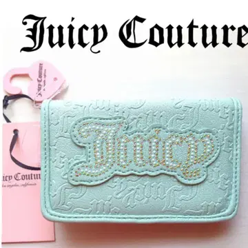 Juicy Couture 큐빅 미니 지갑 카드 사이즈 지갑