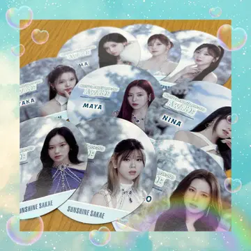 NiziU AWAKE 선샤인 사카에 콜라보 코스터 전 멤버