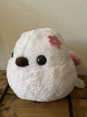 복복 시마연가 봄날씨 벚꽃 (벚꽃색 시마에 핑크) 봉제 인형