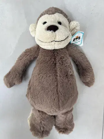 JELLY CAT 브라운 원숭이 봉제 인형