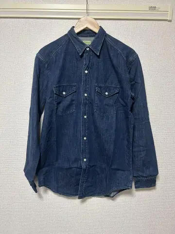MASTERPIECE everwear 다크 블루 데님 셔츠
