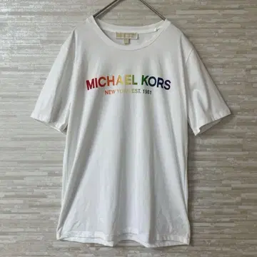 [ 새상품 ] MICHEAL KORS 마이클코어스 컬러풀 로고 T셔츠