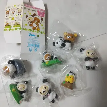 새상품 리락쿠마 팬더로 뒹굴 피규어 컴프