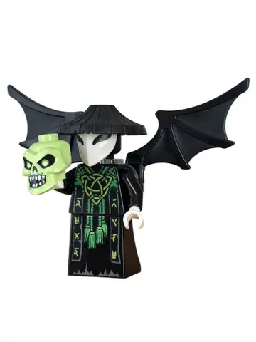 레고 LEGO 미니 피규어 닌자고 적 스컬 소서러 얼굴 아이템 세트