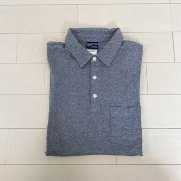 PATAGONIA 남성용 피케 셔츠 그레이 S 사이즈