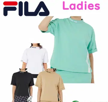 FILA 모크넥 셔츠 2024년 봄/여름 모델