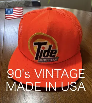 FJ 착용! USA 제조! 90s 빈티지 Tide 캡 빈티지