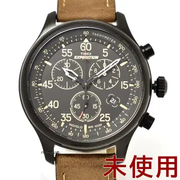 미사용 타이맥스 손목시계 남성용 익스페디션 T49905 가죽