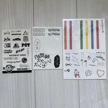아이묭 타투 씰 스티커 타워 레코드 굿즈