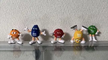 M&M's 액션 피규어 5체 세트 아메리칸 잡화 레트로 빈티지