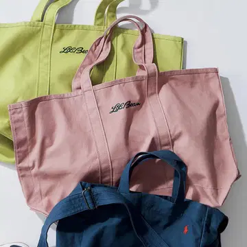 L.L.Bean LEE 콜라보 별주 그로세리 토트 더스티 핑크