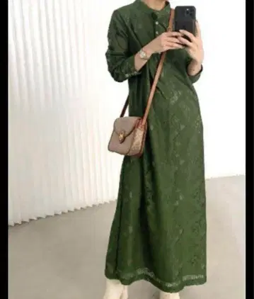 아메리 GEOMETRIC FLOWER LACE DRESS 원피스