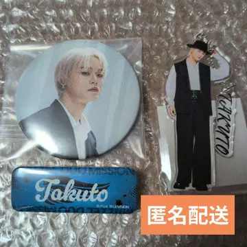MAZZEL TAKUTO 캔뱃지 아크릴 키링 DUO MISSION