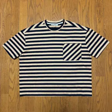 JIL SANDER 19SS 질 샌더 스트라이프 T셔츠 두꺼운 원단