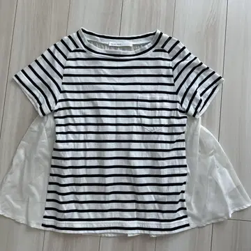 sacai luck 보더 티셔츠
