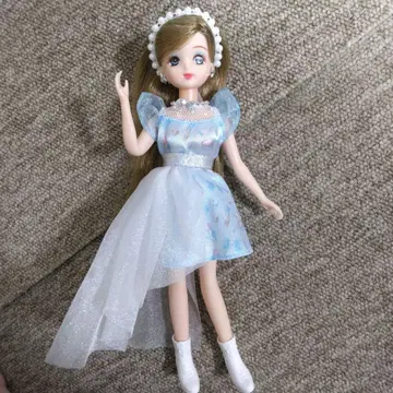 리카짱 스카이블루 드레스 인형 본체