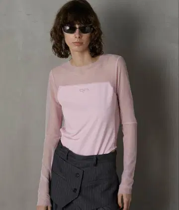 PRANK PROJECT Sheer Trim Bodysuit