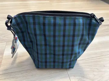 블루 계열 파미리아 체크 미니백
