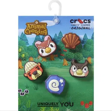 CROCS 지비츠 동물의 숲 크리에이터 5팩
