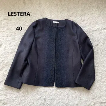 LESTERA 노카라 자켓 네이비 40