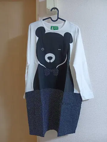 택 포함 미사용 새상품 FRAPBOIS 곰 프린트 T 튜닉 1