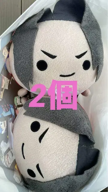 카프코롱 BIG 봉제 인형 미츠루기 라이지 2개