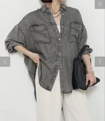 제나제나 텐셀 데님 셔츠