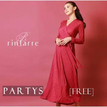 시착만 한 상품 린퍼레 rinfarre 랩 드레스 핑크