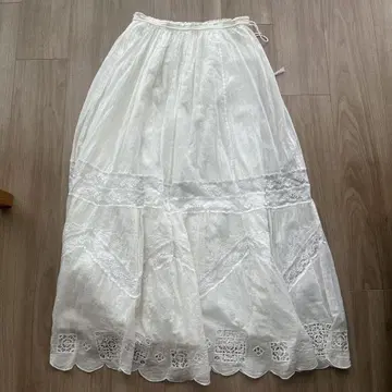 TOMORROWLAND 맥시 길이 레이스 캉캉 스커트 size 38