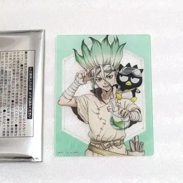 Dr.STONE 이시가미 센쿠 산리오 아크릴 카드 바츠마루 등신