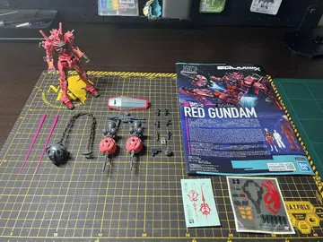 HG 1/144 빨간색 건담 기본 조립 완성품