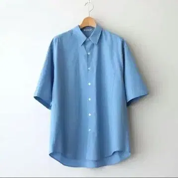 AURALEE 18ss FINX BIG HALF SHIRT 반팔 셔츠