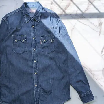 BLUE BLUE L/S DENIM WESTERN SHIRT 3(L)