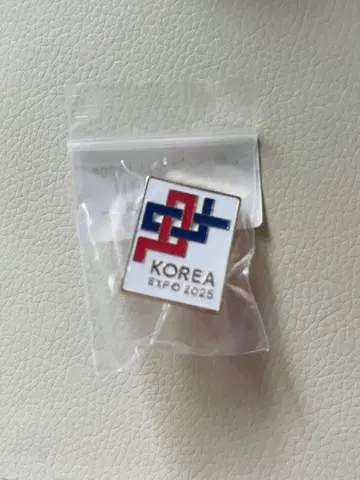 만박 한국관 핑 배지 화이트 한국 파빌리온