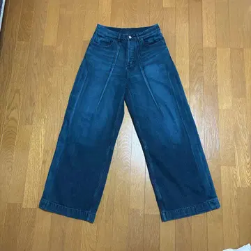 sublations 와이드 심 데님 배기 팬츠