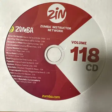 ZUMBA 줌바 CD ZIN118
