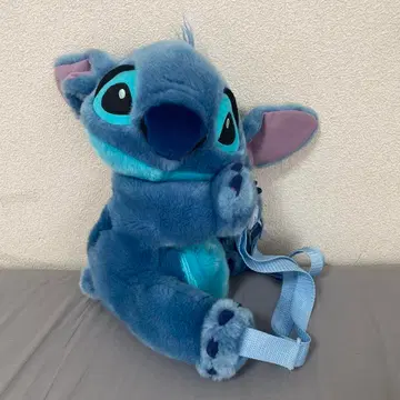 레어 상품 스티치 백팩 봉제 인형 디즈니 리조트 복슬복슬