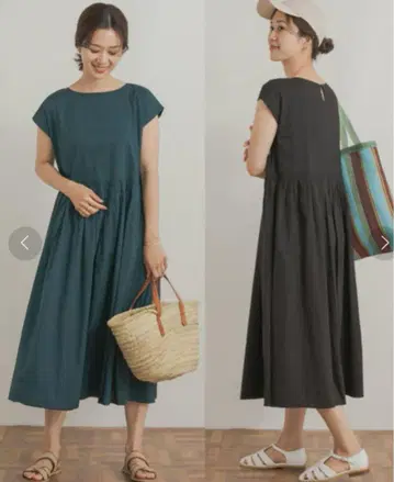 새상품급 코튼 리버서블 원피스