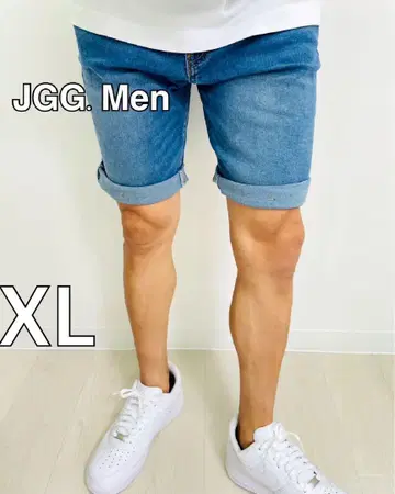 JGG.Men 제깅맨 하프 팬츠 데님 소재 XL
