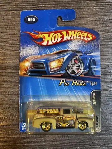 Hot Wheels 1956 FORD Pin Hedz 095