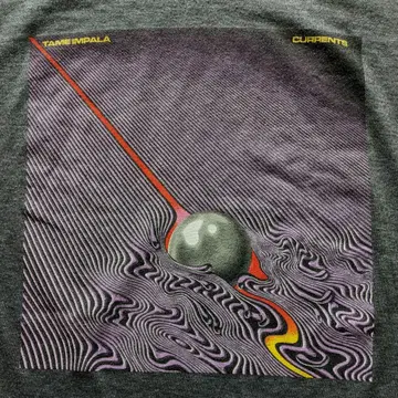 귀중 테임 임팔라 TAME IMPALA '16 Currents 티셔츠
