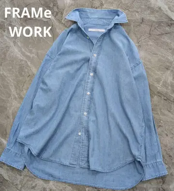 프레임워크 바지 셔츠 23ss 여성용 오버 사이즈