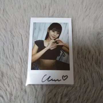 야카케 우미 친필 사인 폴라로이드 프레스티지 4