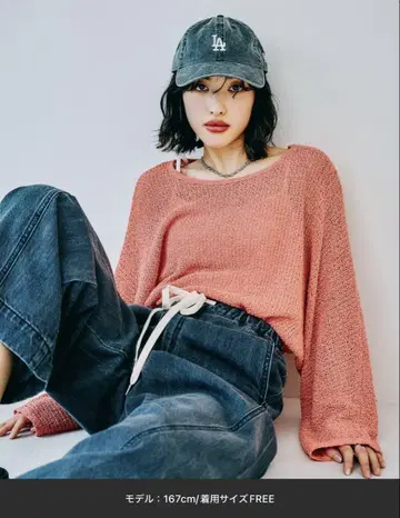 택 포함*LEPSIM*5게이지 메쉬 돌먼 풀오버