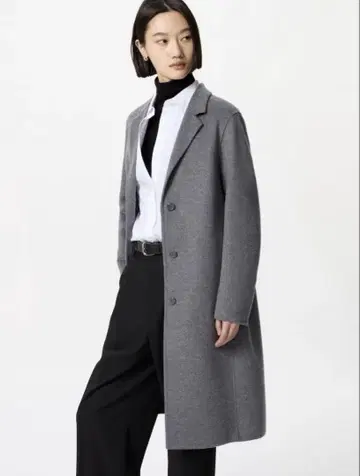 UNIQLO 유니클로 울 캐시미어 체스터 코트 새상품급