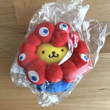 완판 봉제 인형 카라비너 포함 오사카 만박 한정판 먁먁 폼폼푸딩