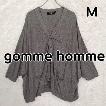 Gomme Homme 가디건 그레이 남성용 M