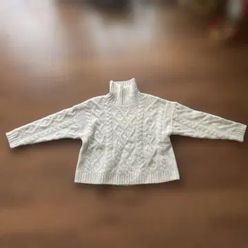 papier/파피에/Cable turtle knit/케이블 터틀 니트